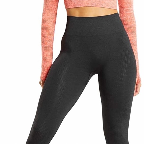 Black Seamless Leggings - Picture 1 of 5